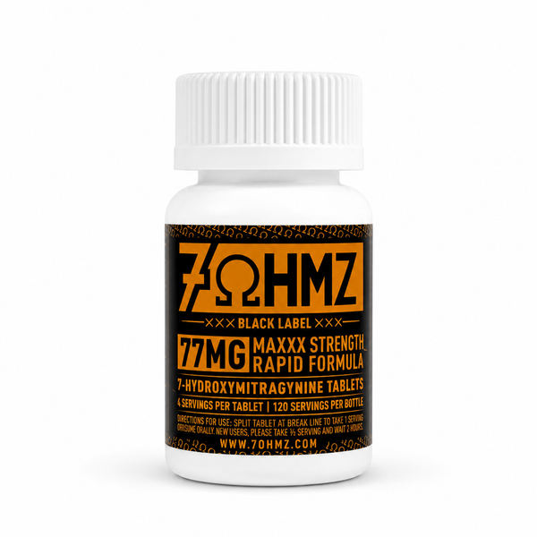 7OHMZ 77mg Maxxx Strength Tablets 30 Count Bottle