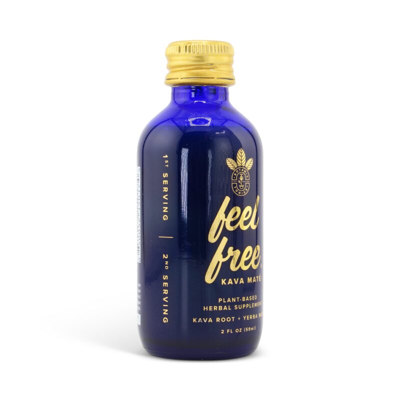 Botanic Tonics Feel Free Kava Yerba Mate Tonic 59ml Side