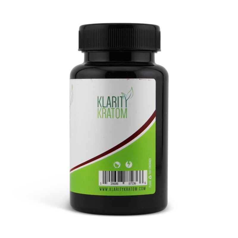 Klarity Kratom Red Bali Capsules 75 Count Back