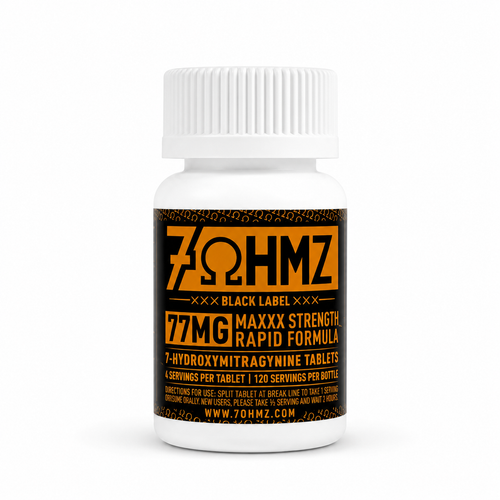 7OHMZ 77mg Maxxx Strength Tablets 30 Count Bottle