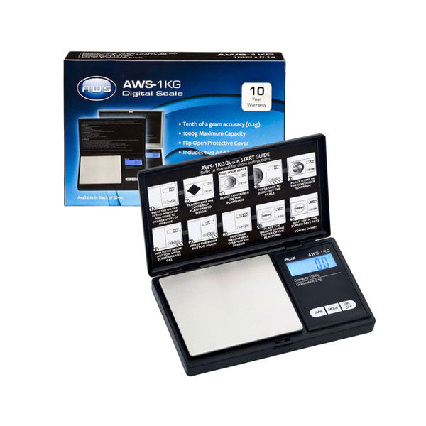 AWS 1KG Digital Pocket Scale 1000g x 0.1g