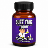 Bumble Bee Buzz Tabz 60mg Kratom Chewable Tablets Extreme 60mg Bottle