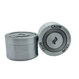 CALVO 51mm 4-Piece Herb Grinder with Magnetic Lid & Kief Catcher