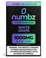 Numbz Kratom Leaf Extract Chewable Tablets White Grape 100mg