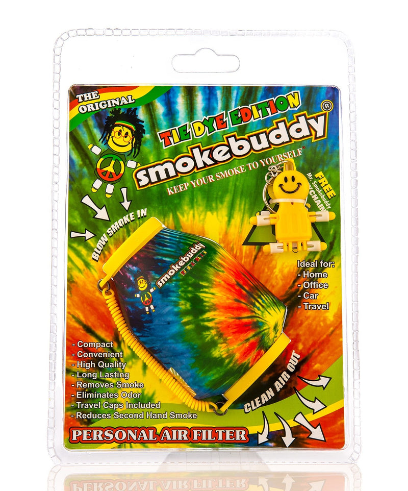 Tye Dye Orange Smokebuddy Original Personal Air Filter - Alt