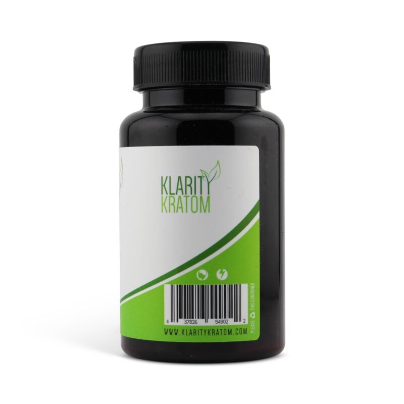 Klarity Kratom Maeng Da Capsules 75 Count Back