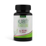 Klarity Kratom Red Bali Capsules 75 Count Front