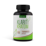 Klarity Kratom Trainwreck Capsules 150 Count Front