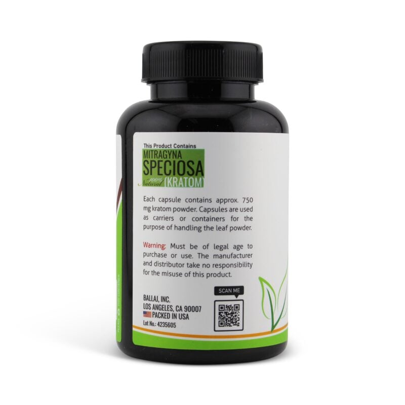 Klarity Kratom Trainwreck Capsules 150 Count Product Facts