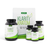Klarity Kratom Natural White Borneo Kratom Capsules 750mg