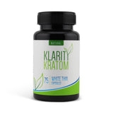 Klarity Kratom White Thai Capsules 75 Count Front